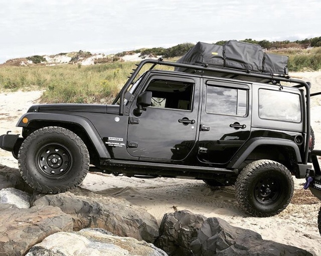 How To Carry Whitewater Kayaks On a Soft Top Jeep Wrangler 